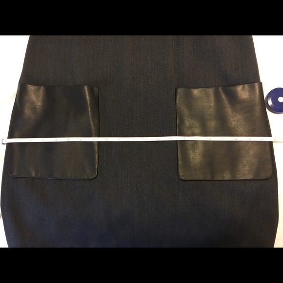 J.Crew shift dress with faux leather pockets - Picture 9 of 9